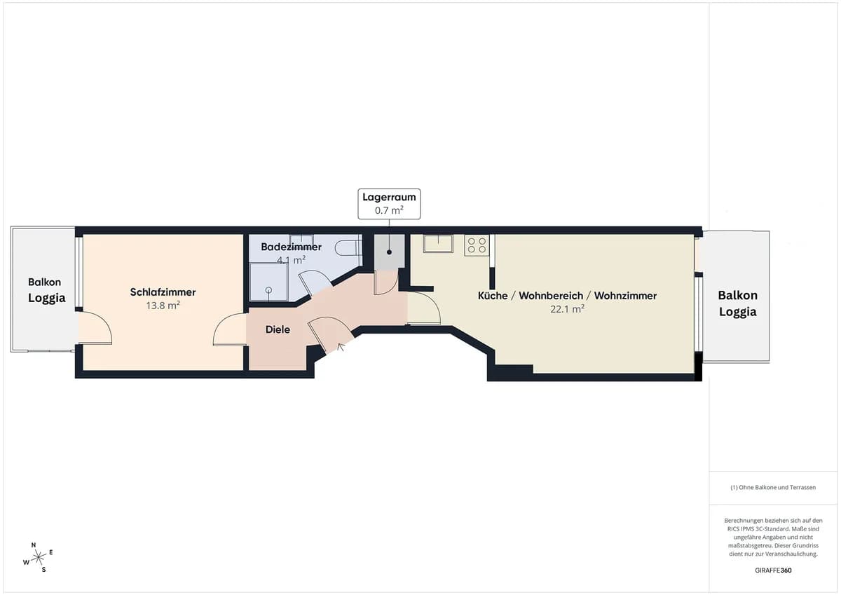 2-Zimmer-Wohnung kaufen in Kitzbühel – 48 m², € 398.000 – Bild 17 von 17