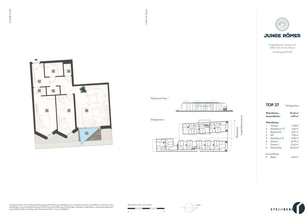 3-Zimmer-Wohnung kaufen in Tulln – 75,34 m² – Bild 12 von 19