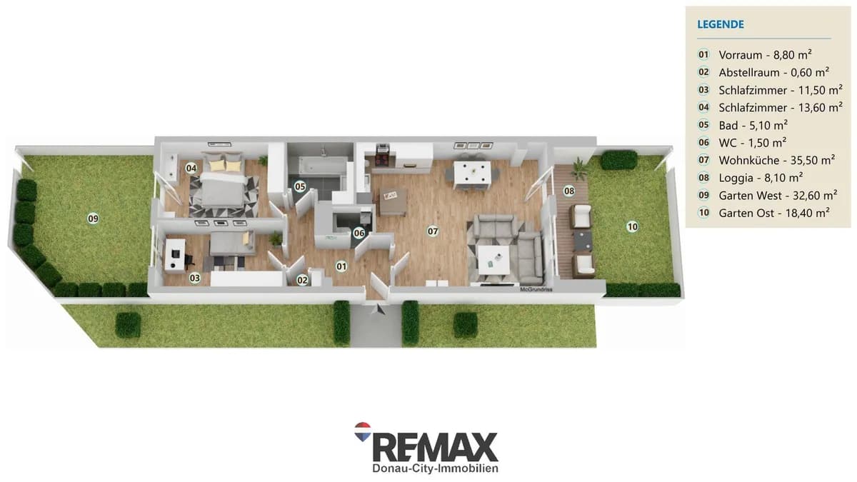 3-Zimmer-Wohnung kaufen in Wien – 77 m², € 349.000 – Bild 12 von 12