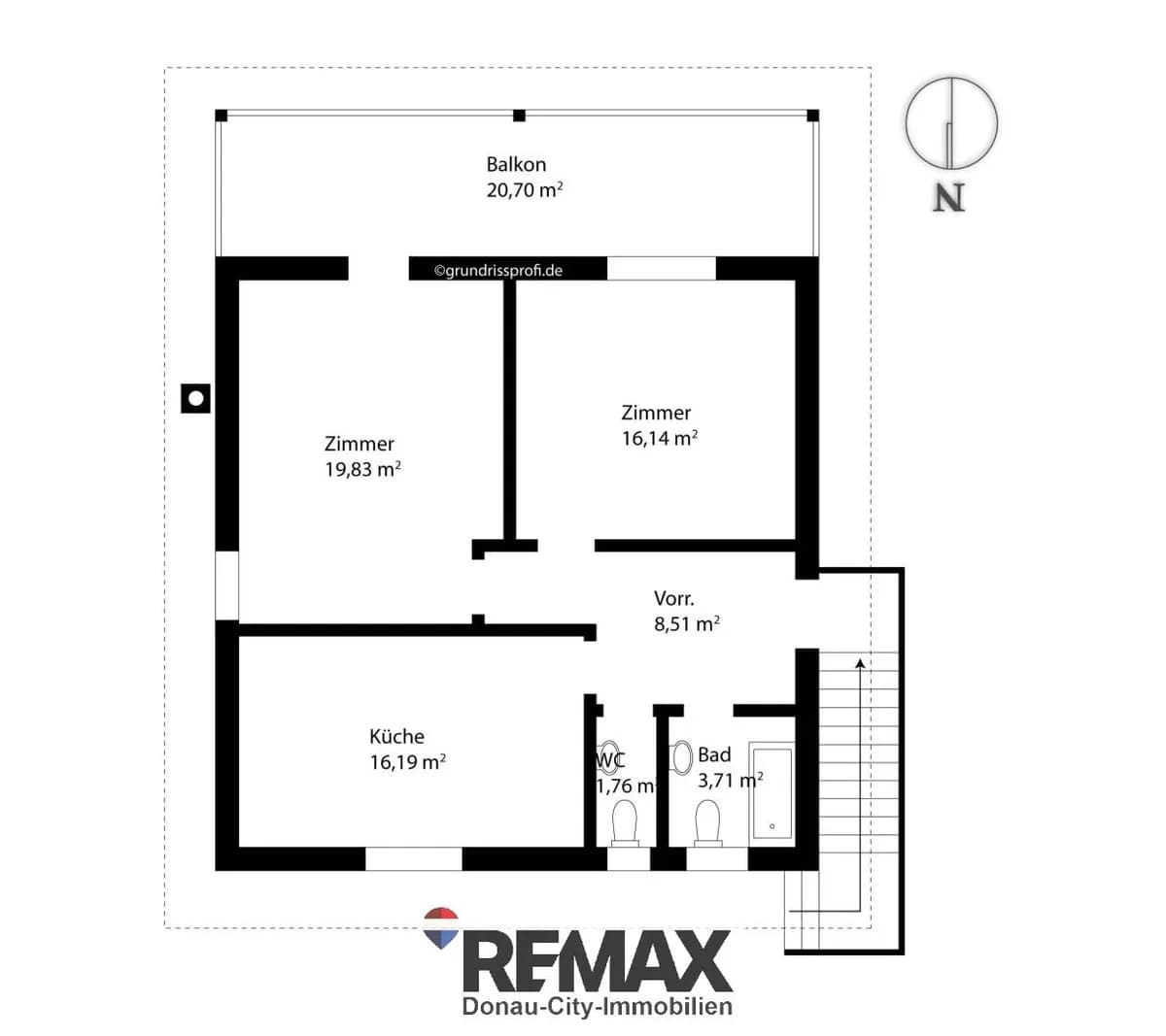 2-Zimmer-Haus kaufen in Tulln – 66 m², € 499.000 – Bild 18 von 18