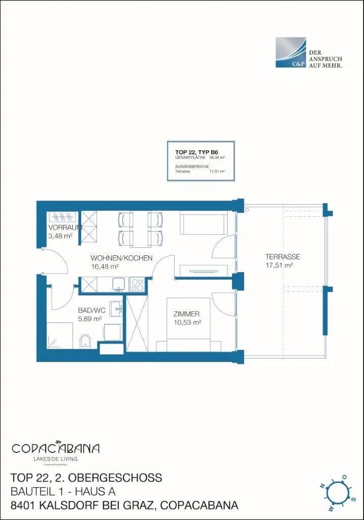 Wohnung mieten in Graz-Umgebung – 36,38 m², € 713 – Bild 12 von 12