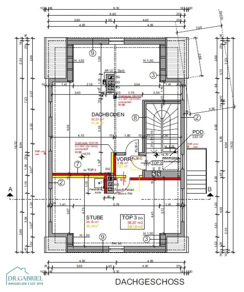 7-Zimmer-Haus mieten in Wien – 269,28 m², € 4.900 – Bild 24 von 25