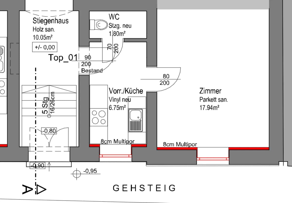 1-Zimmer-Wohnung mieten in Graz – 30 m², € 430 – Bild 8 von 8