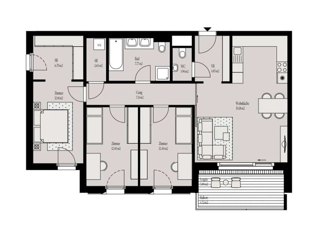 4-Zimmer-Wohnung kaufen in Wien – 108 m², € 585.000 – Bild 23 von 24