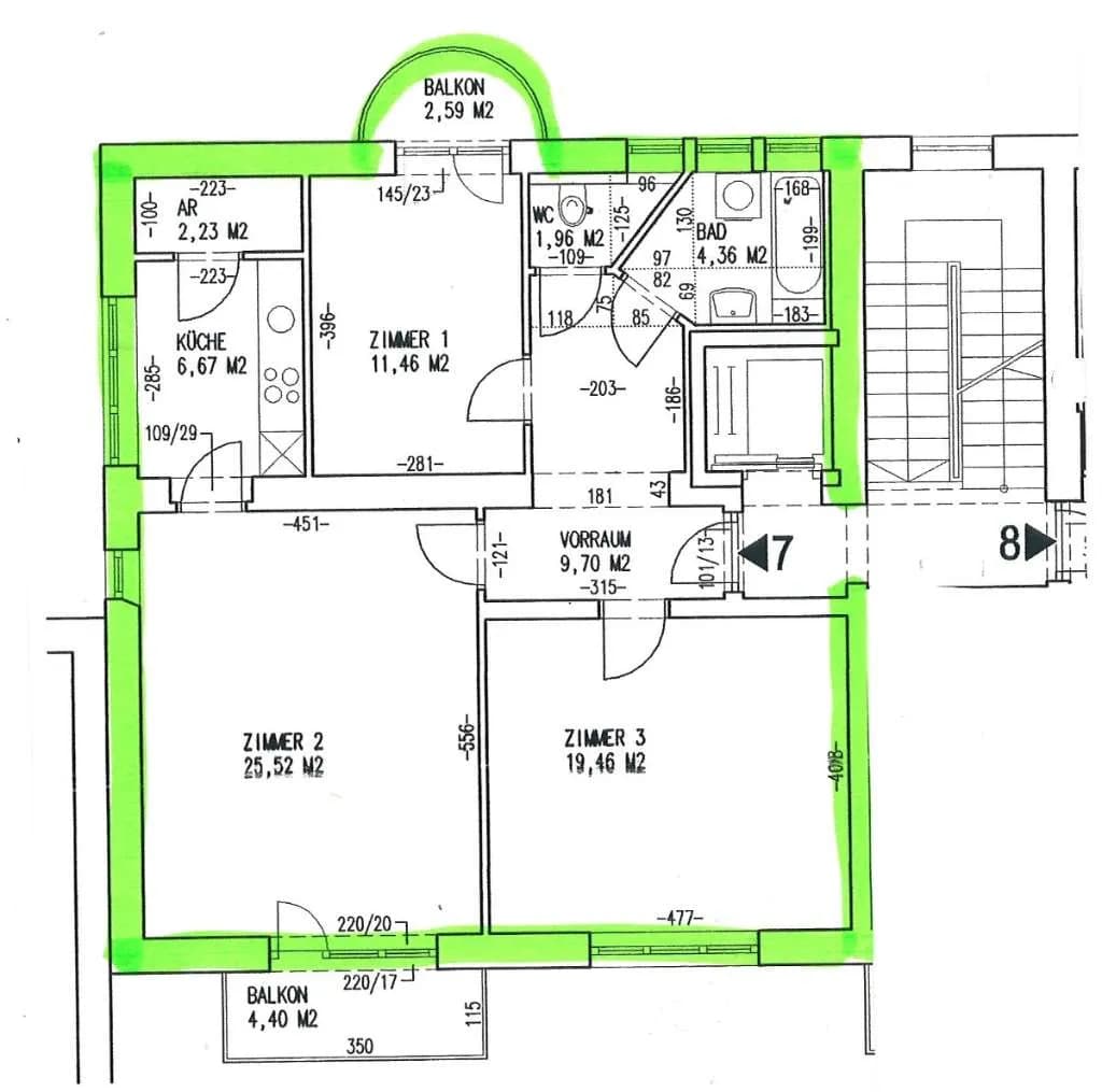 2-Zimmer-Wohnung mieten in Deutschlandsberg – 62 m², € 699 – Bild 4 von 25