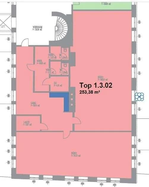 2-Zimmer-Gewerbeimmobilie mieten in Linz – 253 m², € 3.468 – Bild 9 von 9