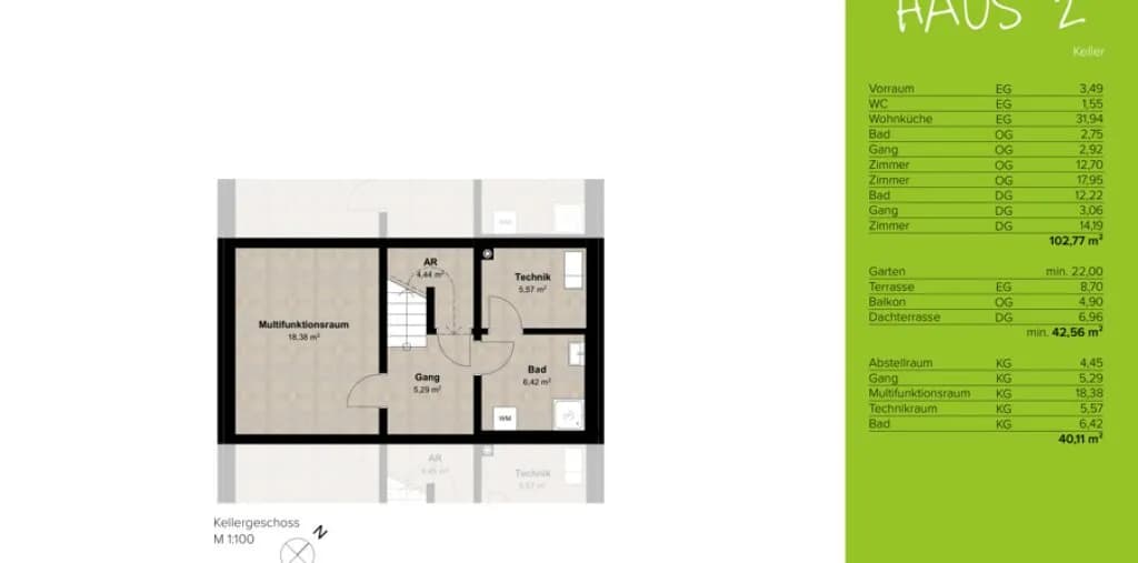 4-Zimmer-Haus kaufen in Wien – 103 m², € 580.000 – Bild 48 von 52