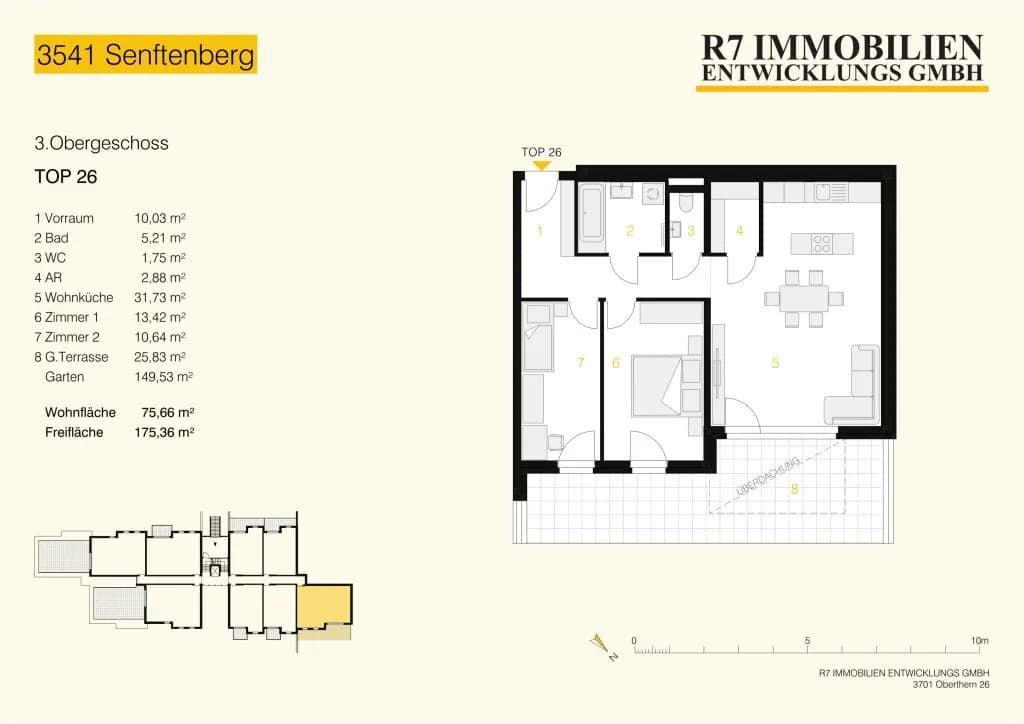 2-Zimmer-Wohnung kaufen in Krems Land – 75,15 m², € 419.880 – Bild 20 von 20