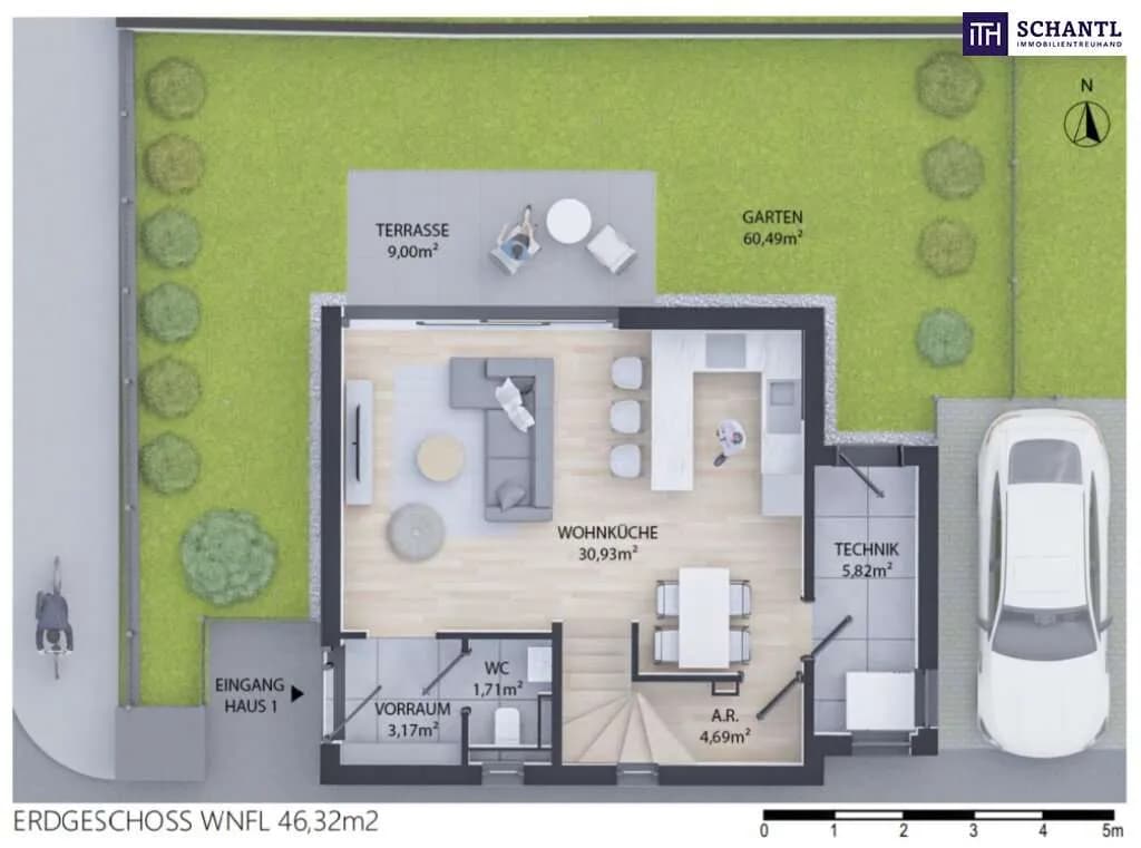 5-Zimmer-Haus kaufen in Wien – 138,1 m², € 739.000 – Bild 7 von 9