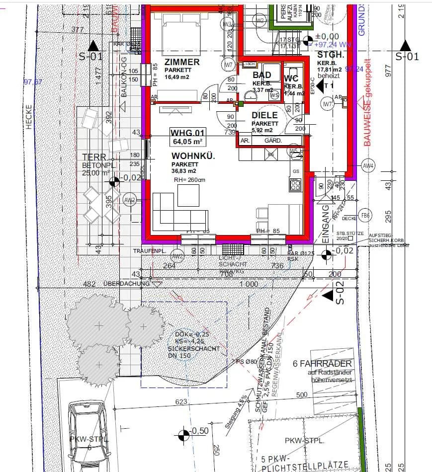 2-Zimmer-Wohnung kaufen in Mödling – 64 m², € 500.000 – Bild 4 von 4