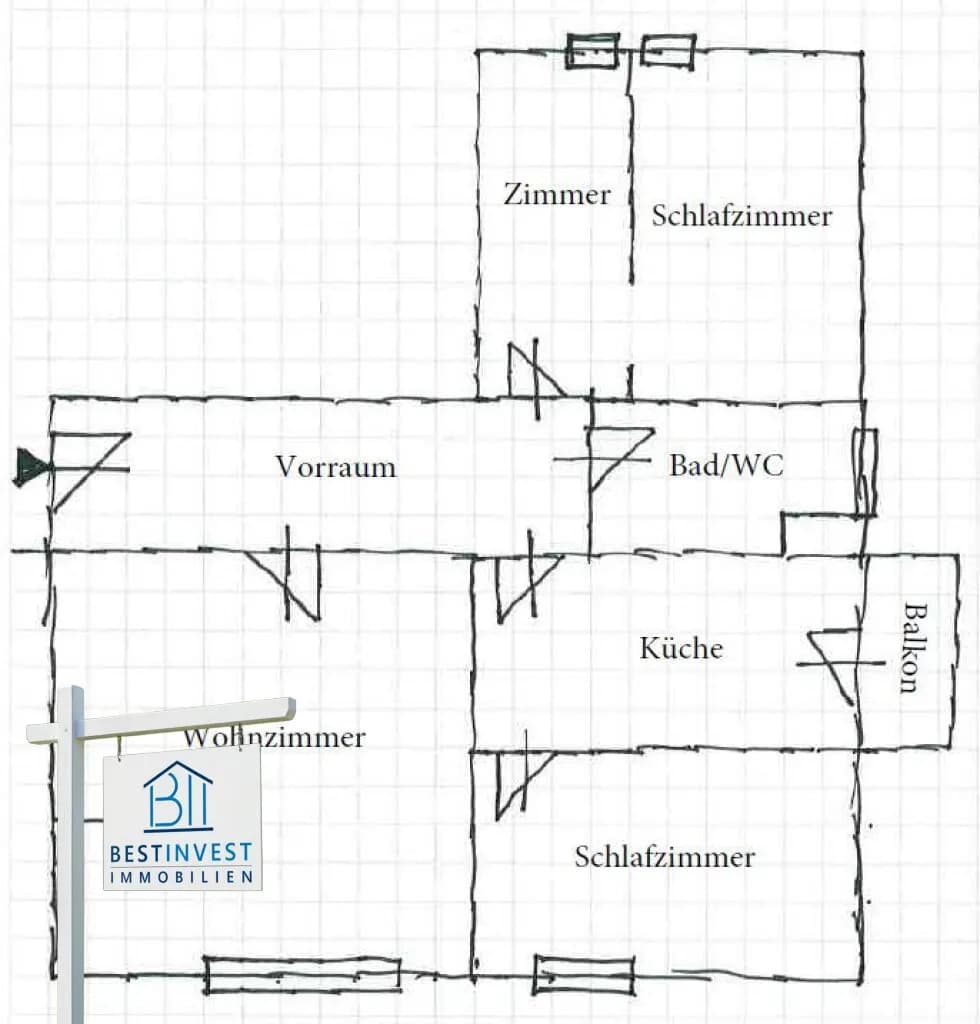 4-Zimmer-Wohnung kaufen in Graz – 94 m², € 249.000 – Bild 17 von 18