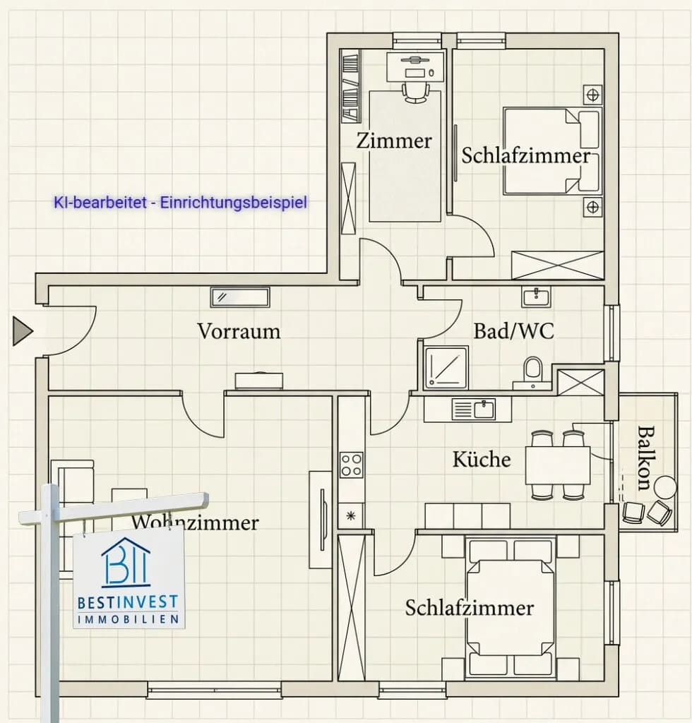 4-Zimmer-Wohnung kaufen in Graz – 94 m², € 249.000 – Bild 18 von 18