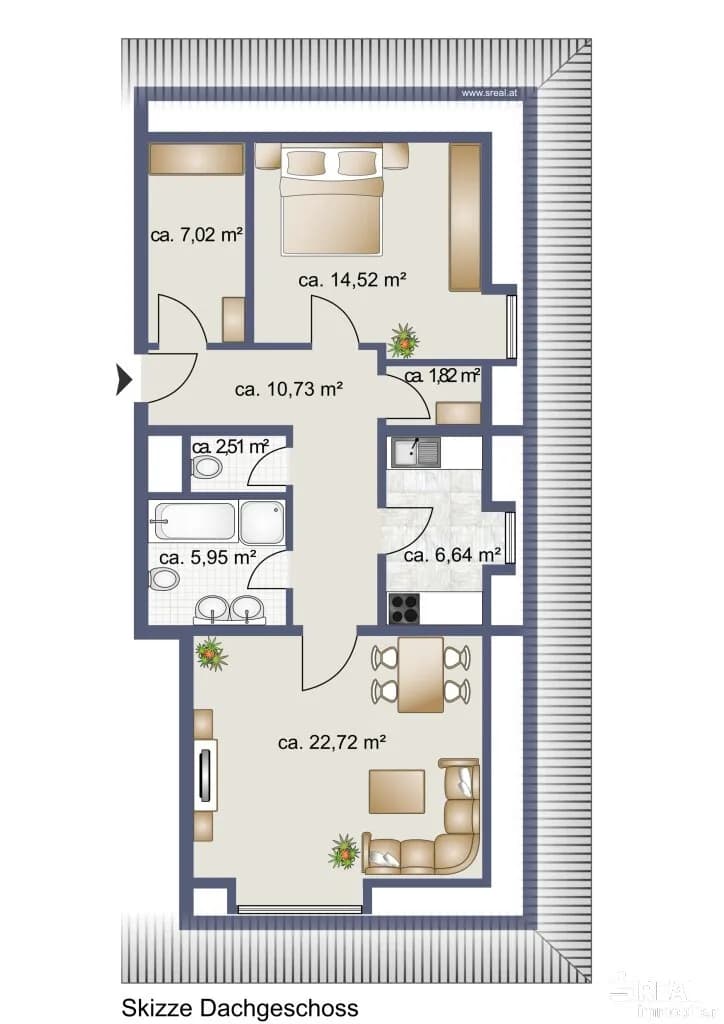Wohnung kaufen in Klagenfurt Land – 71,44 m², € 129.000 – Bild 7 von 8