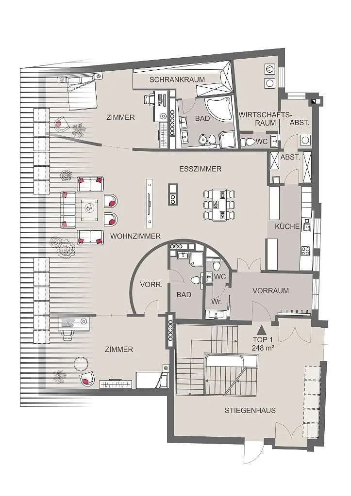 4-Zimmer-Wohnung kaufen in Wien – 247,69 m², € 3.990.000 – Bild 6 von 6