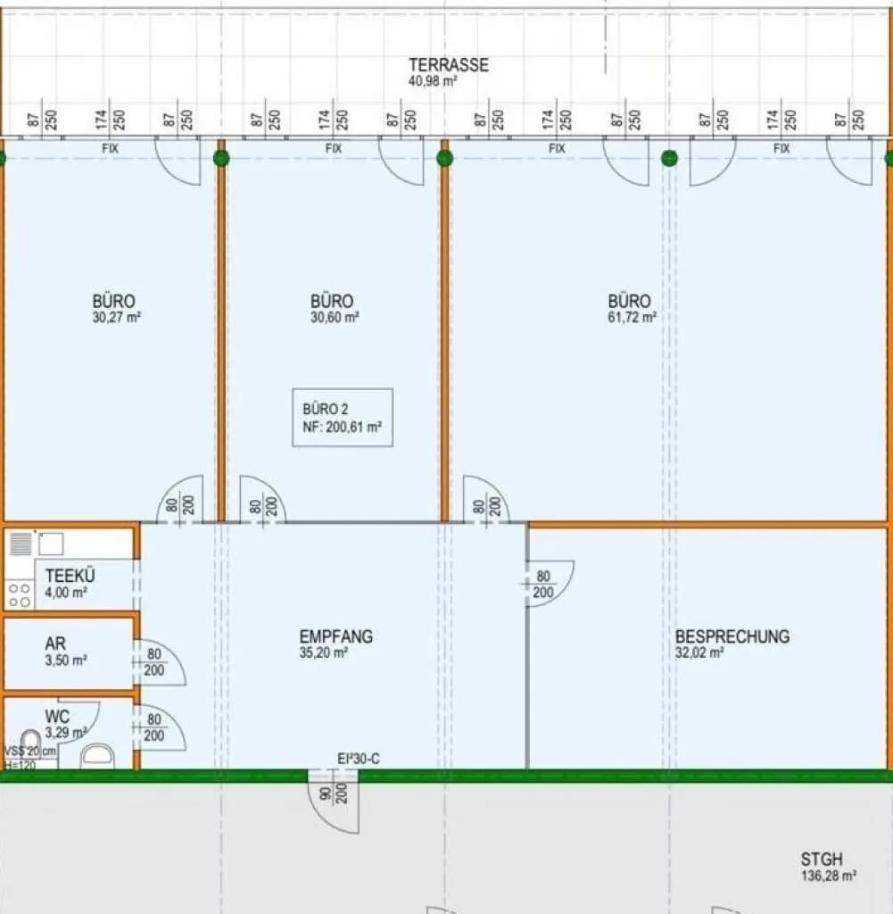 4-Zimmer-Gewerbeimmobilie mieten in Wien – 200 m², € 2.300 – Bild 12 von 12