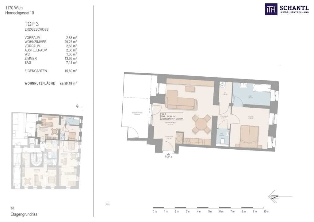 2-Zimmer-Wohnung kaufen in Wien – 59,48 m², € 299.000 – Bild 6 von 11