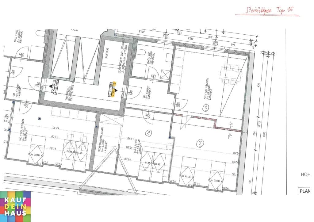 3-Zimmer-Wohnung mieten in Graz – 78 m², € 780 – Bild 9 von 9