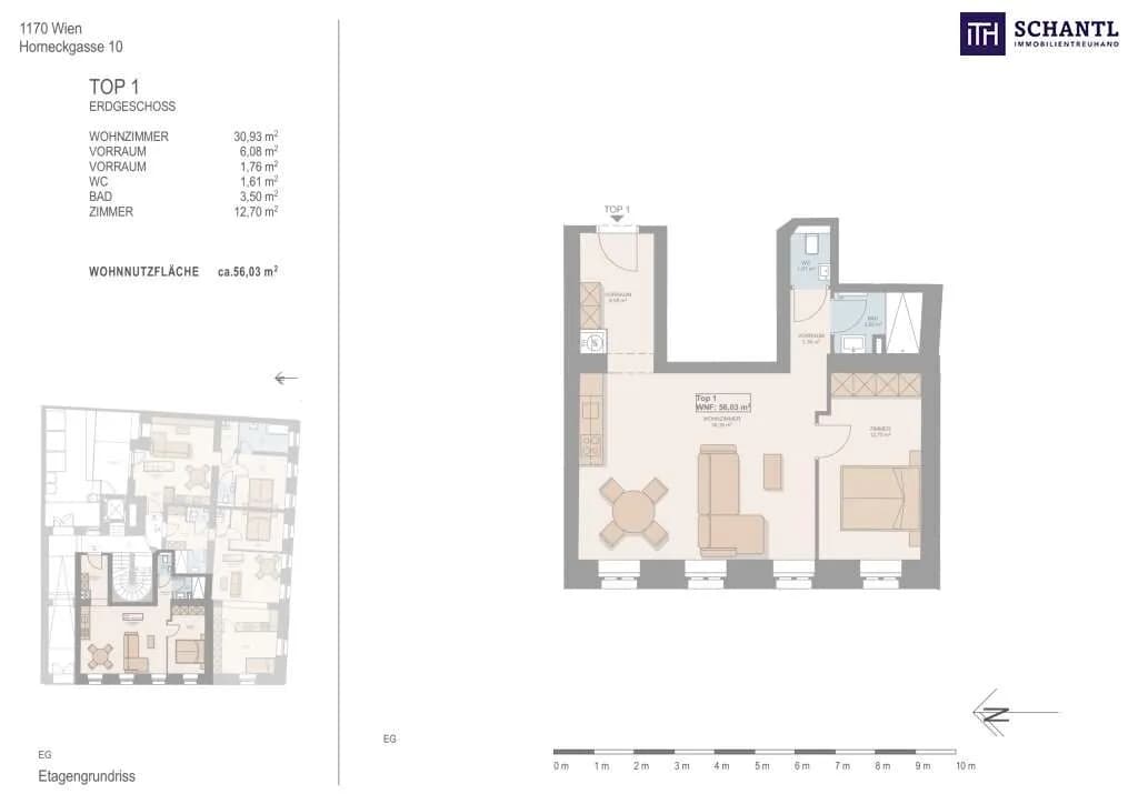 2-Zimmer-Wohnung kaufen in Wien – 56,03 m², € 269.000 – Bild 6 von 11