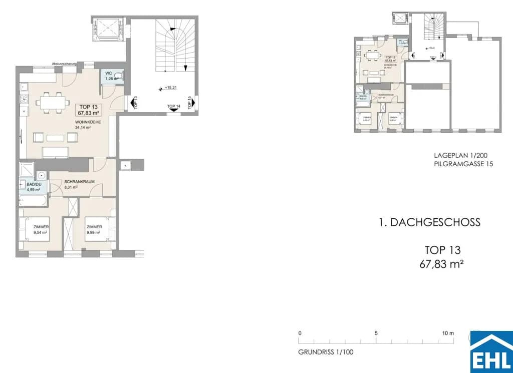 3-Zimmer-Wohnung kaufen in Wien – 67,83 m², € 549.000 – Bild 12 von 12
