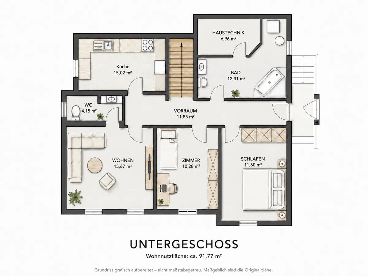 7-Zimmer-Haus kaufen in Feldkirchen – 195 m², € 549.000 – Bild 34 von 35