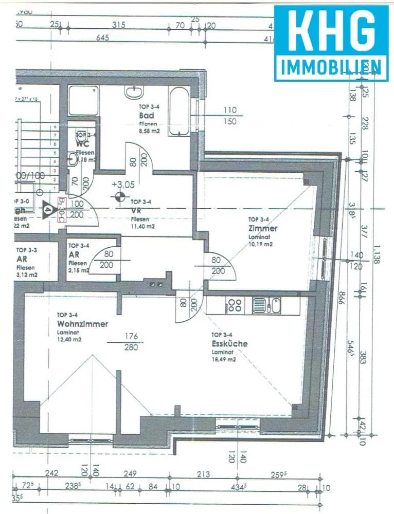 3-Zimmer-Wohnung kaufen in Tulln – 65 m², € 180.000 – Bild 12 von 14