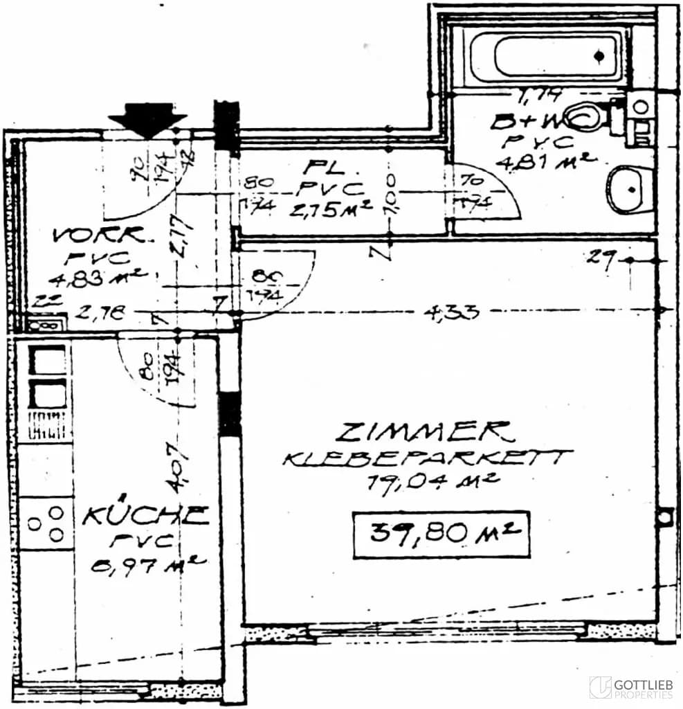 1-Zimmer-Wohnung mieten in Wien – 39,8 m², € 722 – Bild 19 von 19