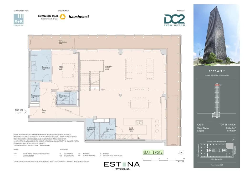 5-Zimmer-Wohnung mieten in Wien – 255,45 m², € 9.900 – Bild 19 von 22