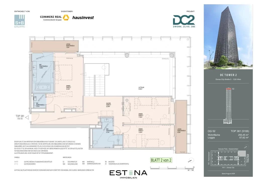 5-Zimmer-Wohnung mieten in Wien – 255,45 m², € 9.900 – Bild 20 von 22