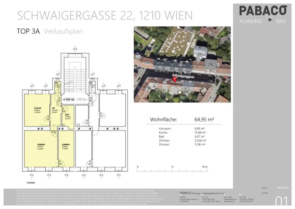 3-Zimmer-Wohnung kaufen in Wien – 64,95 m², € 330.000 – Bild 14 von 14