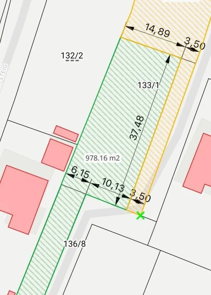 Grundstück kaufen in Wiener Neustadt Land – 842 m², € 160.000 – Bild 3 von 4