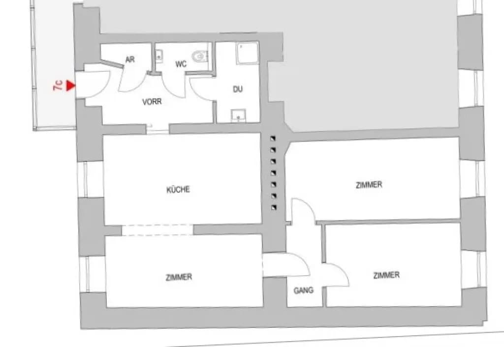 3-Zimmer-Wohnung mieten in Graz – 82,41 m², € 1.195 – Bild 10 von 19