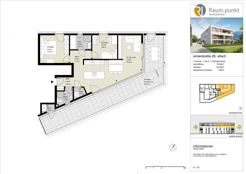 3-Zimmer-Wohnung kaufen in Feldkirch – 76,64 m², € 629.000 – Bild 3 von 4