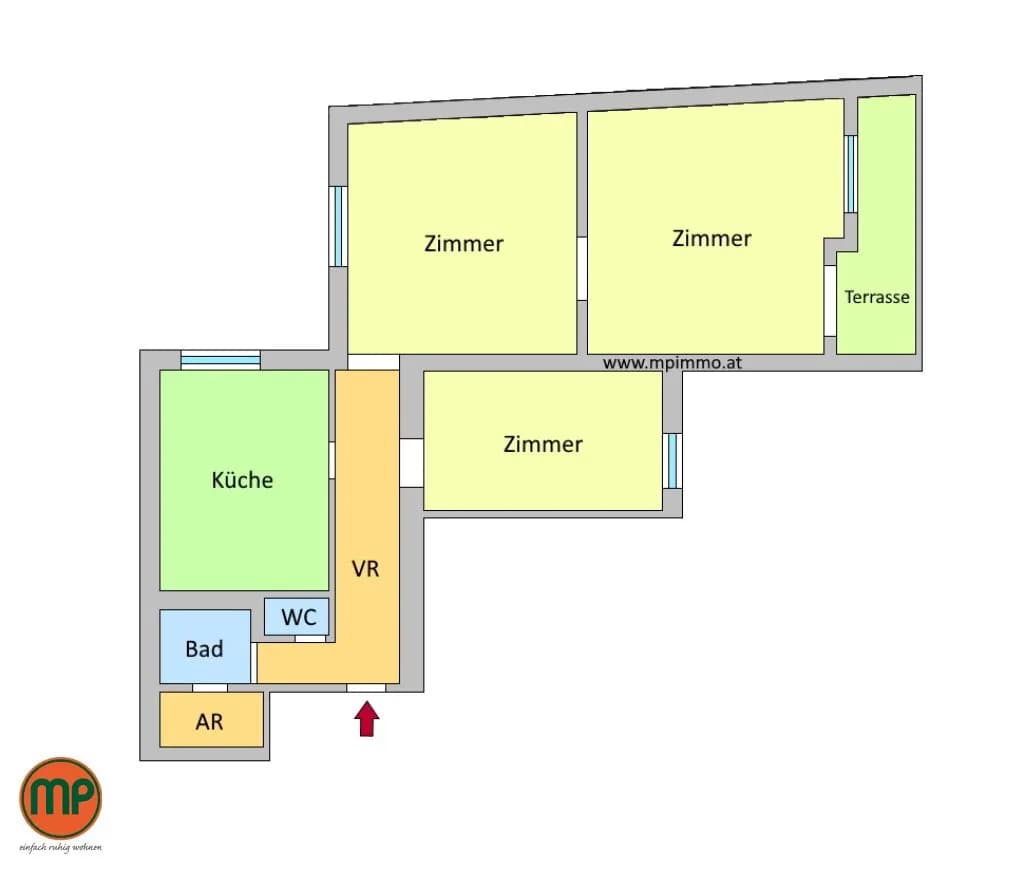 3-Zimmer-Wohnung mieten in Wien – 124 m², € 1.685 – Bild 11 von 16