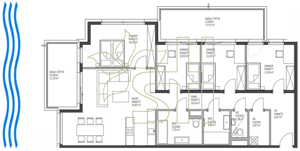 5-Zimmer-Wohnung kaufen in Wien – 122,83 m², € 995.000 – Bild 13 von 16