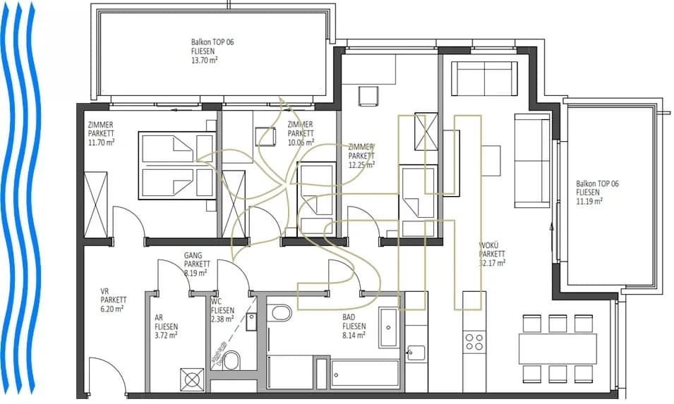 4-Zimmer-Wohnung kaufen in Wien – 95,59 m², € 765.000 – Bild 11 von 14