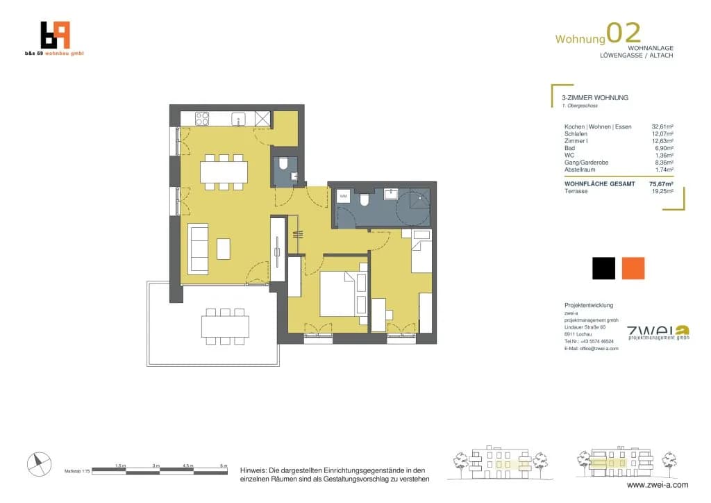 3-Zimmer-Wohnung kaufen in Feldkirch – 75,67 m², € 560.000 – Bild 7 von 8