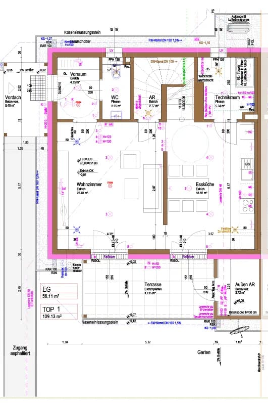 4-Zimmer-Haus mieten in Hollabrunn – 110 m², € 1.154 – Bild 3 von 5