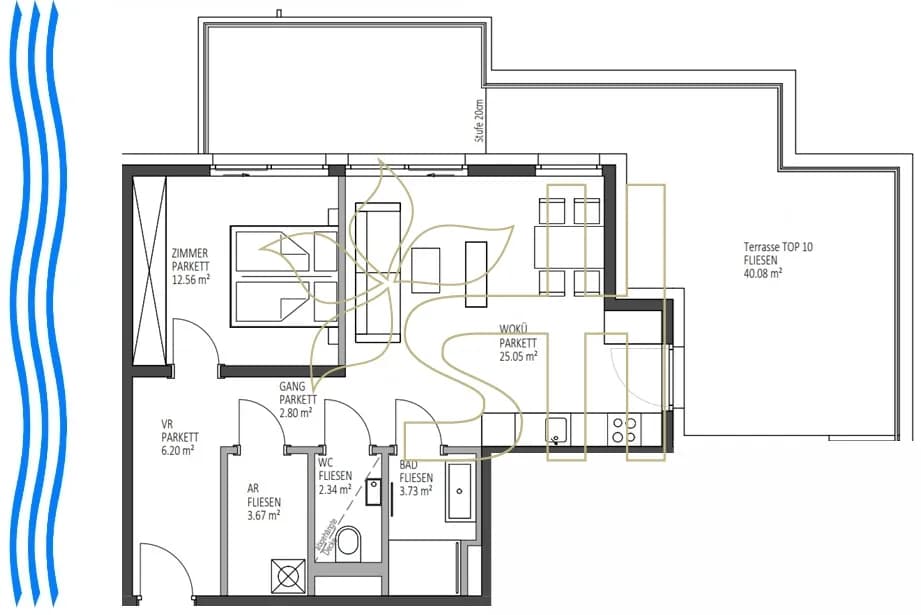 2-Zimmer-Wohnung kaufen in Wien – 56,34 m², € 495.000 – Bild 11 von 14