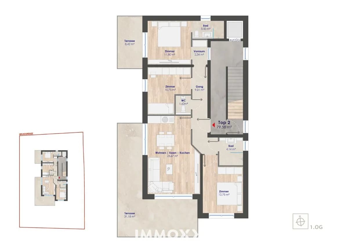 Wohnung kaufen in Leibnitz – 80 m² – Bild 3 von 5