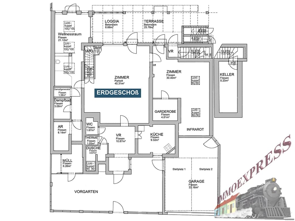 4-Zimmer-Haus kaufen in Bruck an der Leitha – 192 m², € 396.000 – Bild 37 von 38