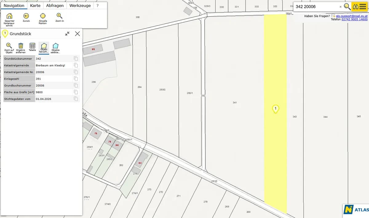 Grundstück kaufen in Tulln – 9 800 m², € 89.000 – Bild 4 von 6