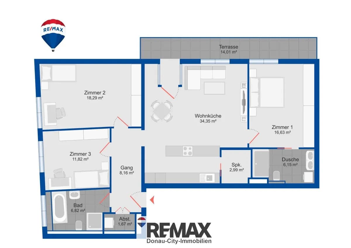 4-Zimmer-Wohnung kaufen in Wien – 107 m², € 1.249.000 – Bild 27 von 27