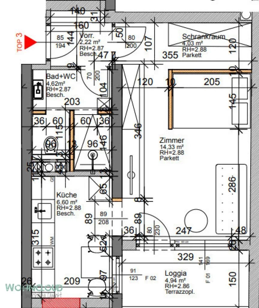 1-Zimmer-Wohnung kaufen in Wien – 36,74 m², € 170.000 – Bild 13 von 13