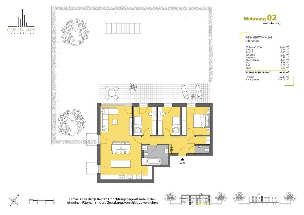 4-Zimmer-Wohnung kaufen in Bregenz – 98,25 m² – Bild 2 von 10