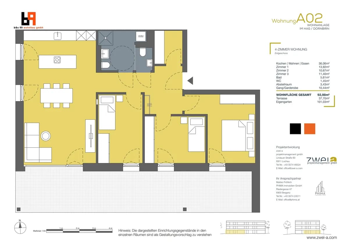 4-Zimmer-Wohnung kaufen in Dornbirn – 92,98 m² – Bild 2 von 20