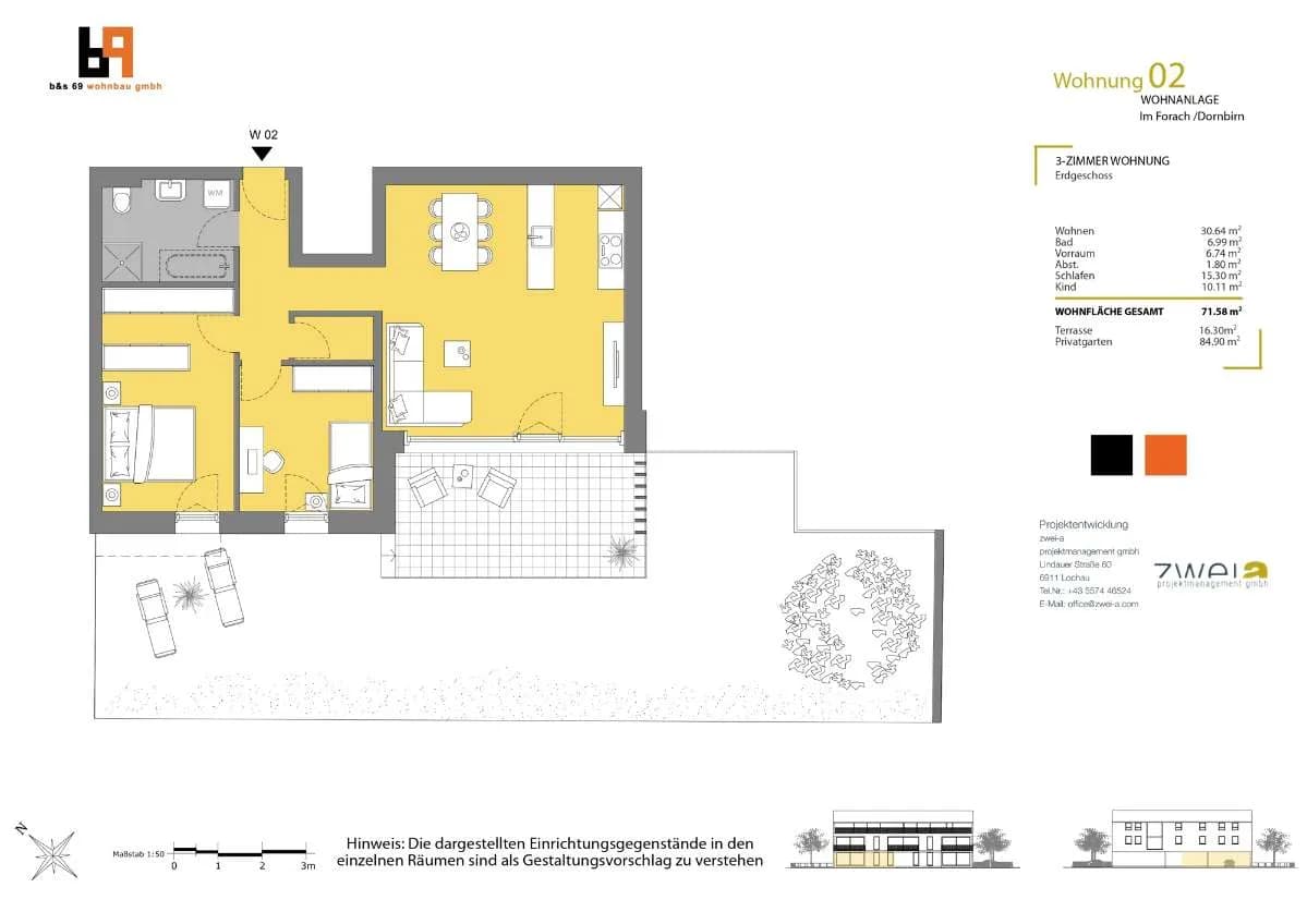 3-Zimmer-Wohnung kaufen in Dornbirn – 71,58 m² – Bild 2 von 12