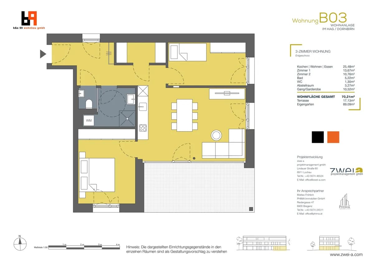3-Zimmer-Wohnung kaufen in Dornbirn – 70,21 m² – Bild 2 von 20