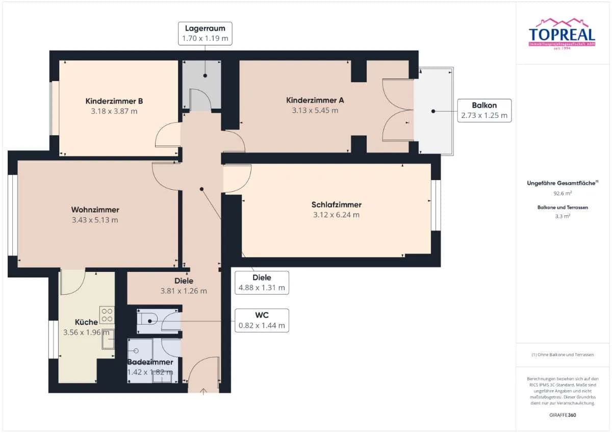 4-Zimmer-Wohnung kaufen in Wels – 90 m², € 259.000 – Bild 22 von 22