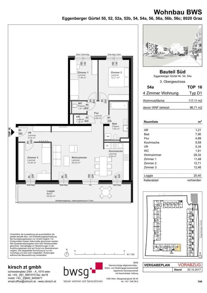 2-Zimmer-Wohnung mieten in Graz – 65,24 m², € 798 – Bild 6 von 6