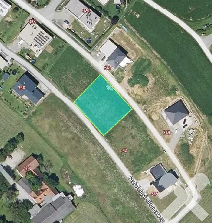 Grundstück kaufen in Hartberg-Fürstenfeld – 1 052 m², € 79.000 – Bild 1 von 2